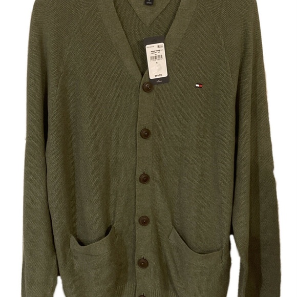 Tommy Hilfiger Other - Tommy Hilfiger Green Cardigan New w/Tags
